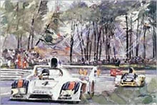 WG Print- Stunden Von Le Mans 1978                          