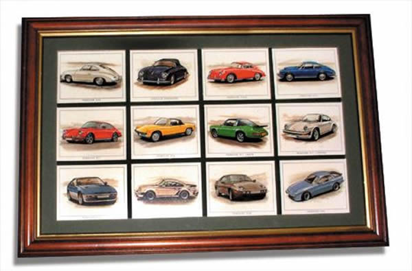Porsche Collection - Framed cards
