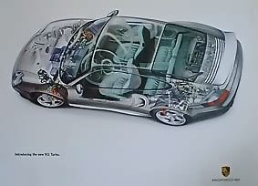 996 Turbo (Cutaway) Poster                                  