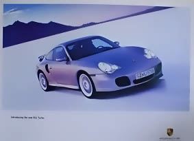 996 Turbo Poster (Blue)                                     