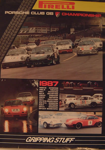 Pirelli Porsche Cup GB (1987) Poster                        